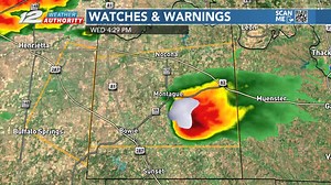 Severe Thunderstorm Warning...Monitor News 12 and your KXII Weather Authority app for updates. | KXII-TV
