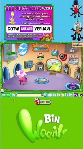 Bin Weevils: GOTW Freebie Guide: GOTW6YEEHAW (25th March - 25th April)
