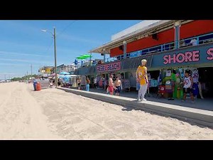Walking on Wasaga Beach Boardwalk and Wasaga Beach walk - 2021