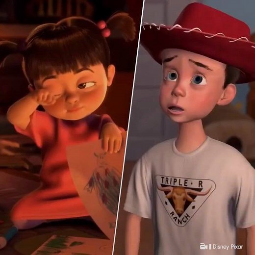 8.5M views · 12 reactions | Could "Boo" from Monster's Inc be Andy's Mom from Toy Story?! | VIX Explore | Facebook