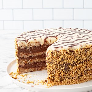 331K views · 15K reactions | This esterhazy torte is my twist on the Hungarian classic. The sponge melts in your mouth Search for 'Hazelnut Chocolate Layer Cake' on The Scran Line blog. Follow @thescranline for more recipes! #dessert | The Scran Line | Facebook