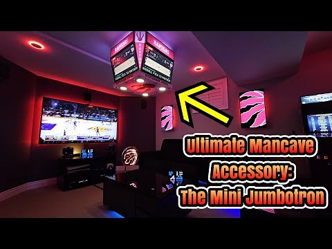 End game for any mancave - Mini Jumbotron! - Review of the features and DIY on scoreboard automation