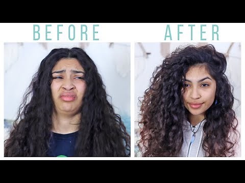 My Big Curly Hair Routine For Volume