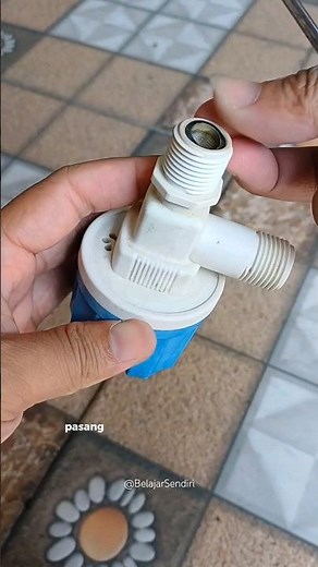 Dismantle a jammed automatic float valve #water tap #repair #pvc pipe