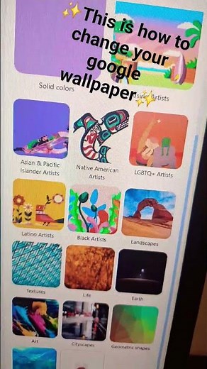 This is how to change your google wallpaper!