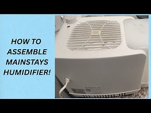 HOW TO ASSEMBLE MAINSTAYS HUMIDIFIER! #humidifier #walmart #assembly