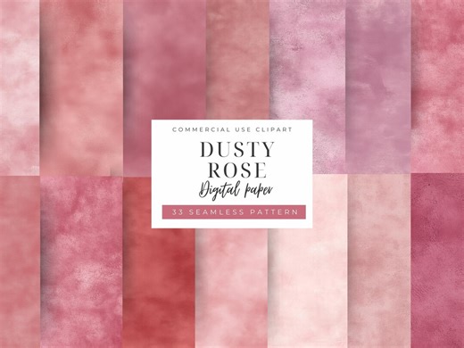 Dusty Rose Digital Paper, Mauve & Blush Texture Background, Soft Rose Pink Seamless Paper for Scrapbooking and Crafts - Etsy