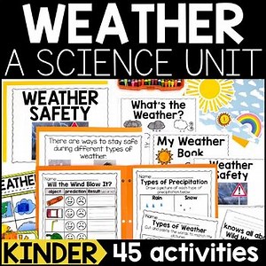 Weather Worksheets, Activities, & Crafts: Weather Tools, Severe Weather, & More!