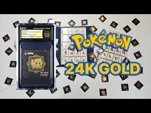 Pokémon 24K Gold Belt Seal, can it be graded?