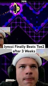 Jynxzi Beats Toe2 after 3 Weeks of Grind #jynxzi #geometrydash #toe2 #complete #finally #grind