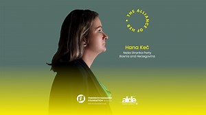 💪 ♀️ Heartfelt congratulations to Hana Keč from Naša Stranka Party for being elected as councilor in the municipal council of Novi Grad Sarajevo! ‘I think true change in the world will come when women and men stand together as equal, in equal numbers, making decisions about our future.’ shares Hana from Bosnia and Herzegovina. 🎞️ Discover her personal story and political journey in the interview. 🇧🇦 Hana is an alumna of The Alliance Of Her (AOH) Academy, a flagship leadership programme for w