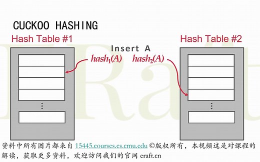 CMU 15-445/645 数据库-LEC6-04-3-布谷鸟哈希