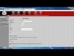 DSL Setting for Zoom X6 Modem