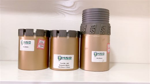 Wire-line  Core Barrels With Oversize HQ and PQ Conventional Diamond Core Bit