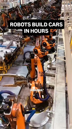 Inside Robot-powered car factory🤯