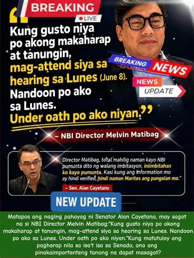 Ang pagharap nila sa isat isa sa Senado ano ang pinakaimportanteng tanong na dapat masagot?#newsph