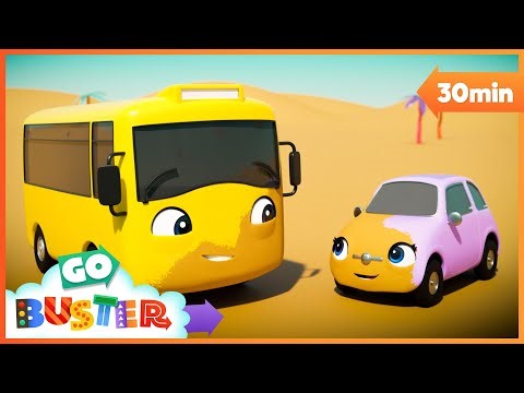 I'm A Little Yellow Bus! Go Buster Singalong | Little Bus Kids Songs