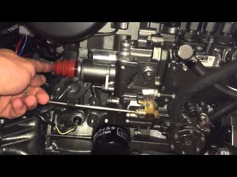How to shut off a diesel engine if you have an electrical failure