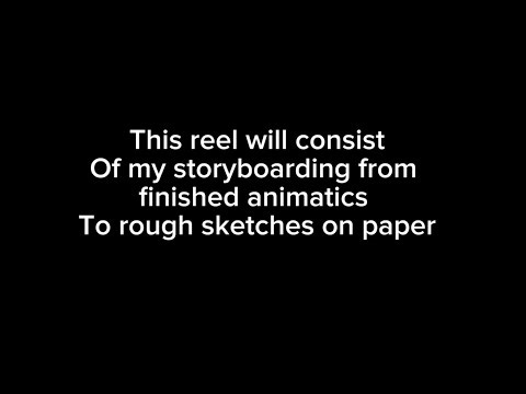 Demo Reel - storybording
