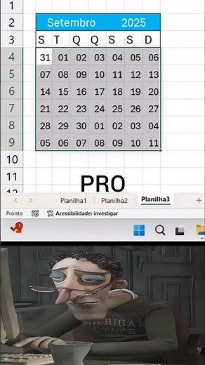 Como criar um calendário no Excel facilmente!