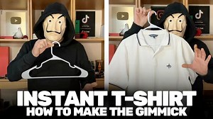 INSTANT T-SHIRT 🪄 MAGIC TRICK TUTORIAL #magic #tricks #magician #magictricks #foryou | The Mask Magic Tricks Revealed