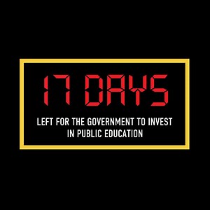 36K views · 203 reactions | The clock is ticking. October 6 is 17 days away. If there's no deal for teachers before then, teachers will be on strike. | The Alberta Teachers' Association | Facebook