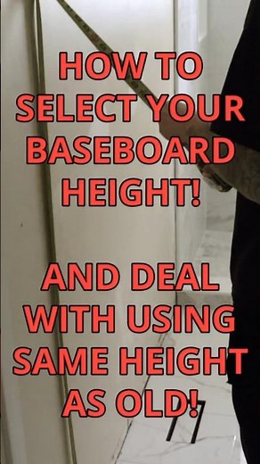 How Tall Should Your Baseboard Be? Find Out Now!