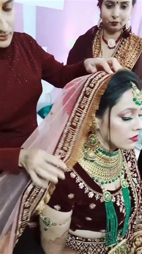 Bridal glam transformation 💄✨Indian face makeup look step by stepLong lasting & flawless finish 😍