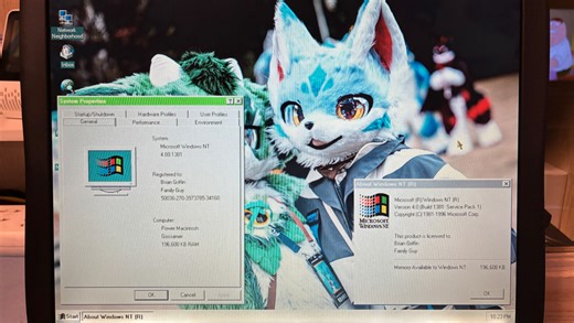 在Macintosh PowerBook G3上運行Windows NT 4.0