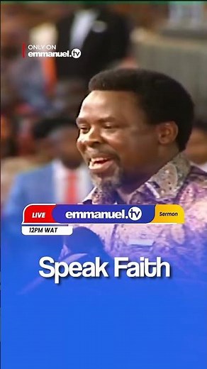 SPEAK FAITH — Watch now on Emmanuel TV!