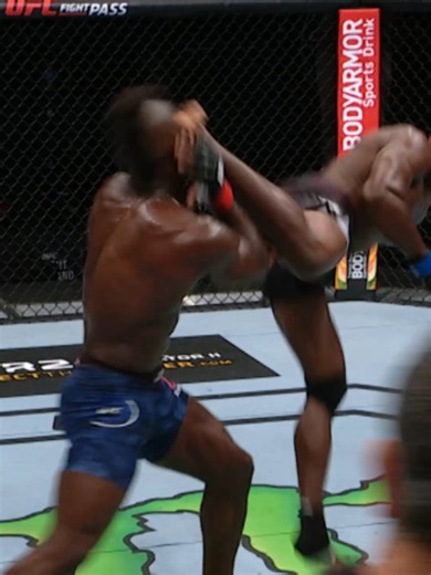 One of the wildest knockouts we've ever seen 😳 #ufc #mma #joaquinbuckley