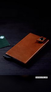 Leathercraft pop-up card holder DIY #Sliding #Cardholder #wallet #cardwallet #workshopsound | Hahns Atelier