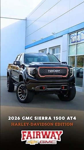 2026 GMC Sierra AT4 Harley-Davidson Edition 🔥