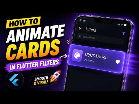 Stop Using Boring Cards! Build Beautiful Flutter Card Animations