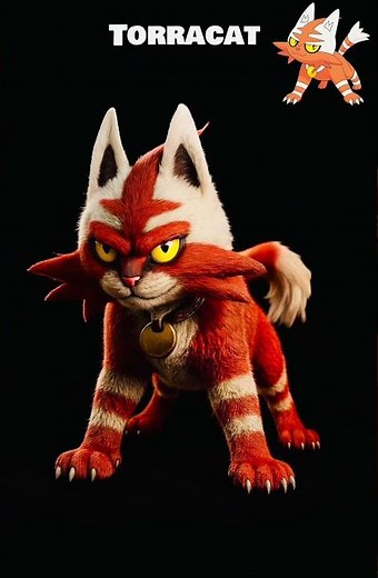 Realistic Pokémon Evolution │ Shiny Incineroar ✨🔥