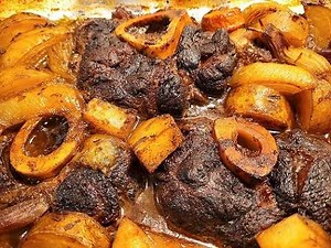 Bone-In Beef Shank Recipe 🥩🥔|🧅🥕 Braised In Oven With Potatoes and Vegetables 🌿👨‍🍳|🙂👍