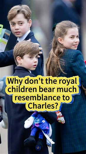 Why don't the royal children bear much resemblance to Charles? #charles #charlotte #diana #kate