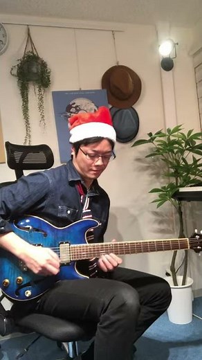 ジングルベル ジャズギターバージョン Jingle Bell Jazz Guitar ver 【#shorts】ショート動画