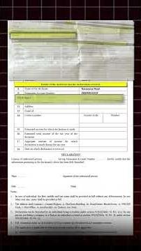 Form 121 Part B कैसे भरें, ताकि FD के Interest पर Tax ना लगे #shortvideo