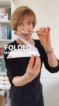 Accordion Fold with Postcard Twist