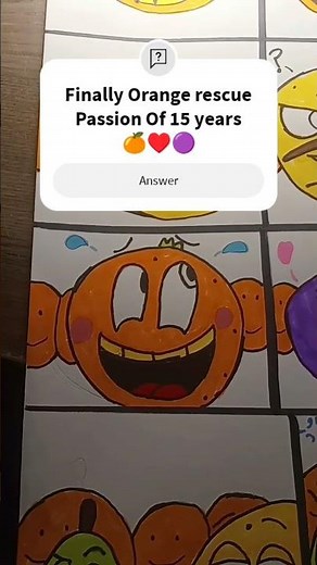 F-M A-O D-S: Orange Defeat the Analog Orange of rescue Passion fruit And give him Kisses in 15 years