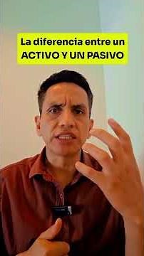 Diferencia entre un activo y un pasivo