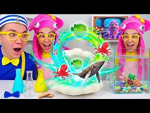 Luppi Learns Sea Animals for Toddlers! 🐳 Magic Shell & Colors