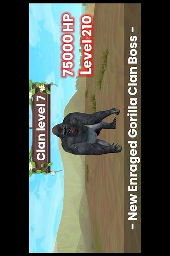 S22 New Gorilla Clan Boss & Whale Playable Animal? #wildcraft #updateideas