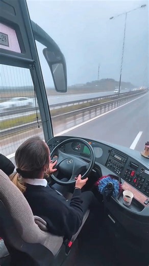Beautiful Lady Trucker Enjoying The Scania Trucks Ride 🚒💫 #ladytrucker #scaniatouring #truckdrivers