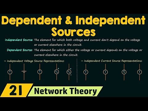 Dependent and Independent Sources