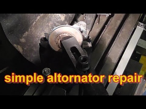 Simple alternator repair stud repair.