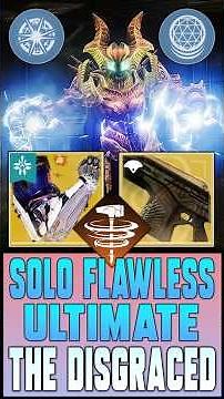 SOLAR Titan Pyrogale Gauntlets Build! Solo Flawless Ultimate The Disgraced | Destiny 2
