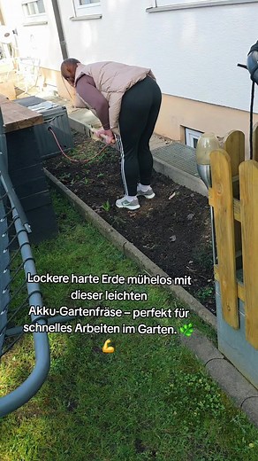 Effiziente Akku-Gartenfräse für unkompliziertes Arbeiten