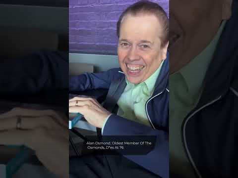 Alan Osmond, the eldest member of the iconic family band The Osmonds, has died at the age of 76
